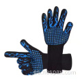 Guantes resistentes al calor de la barbacoa de la cocina Hespax Silicone